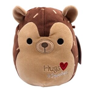 Squishmallows 8" Hans the Hedgehog Valentine Hugs & Squishes Plush NWT